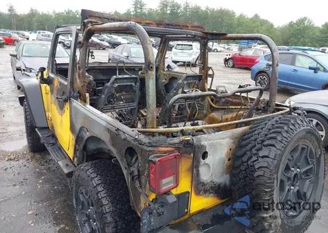 2015 Jeep Wrangler Willys Wheeler из США, поврежденный, VIN 1C4AJWAG8FL686196